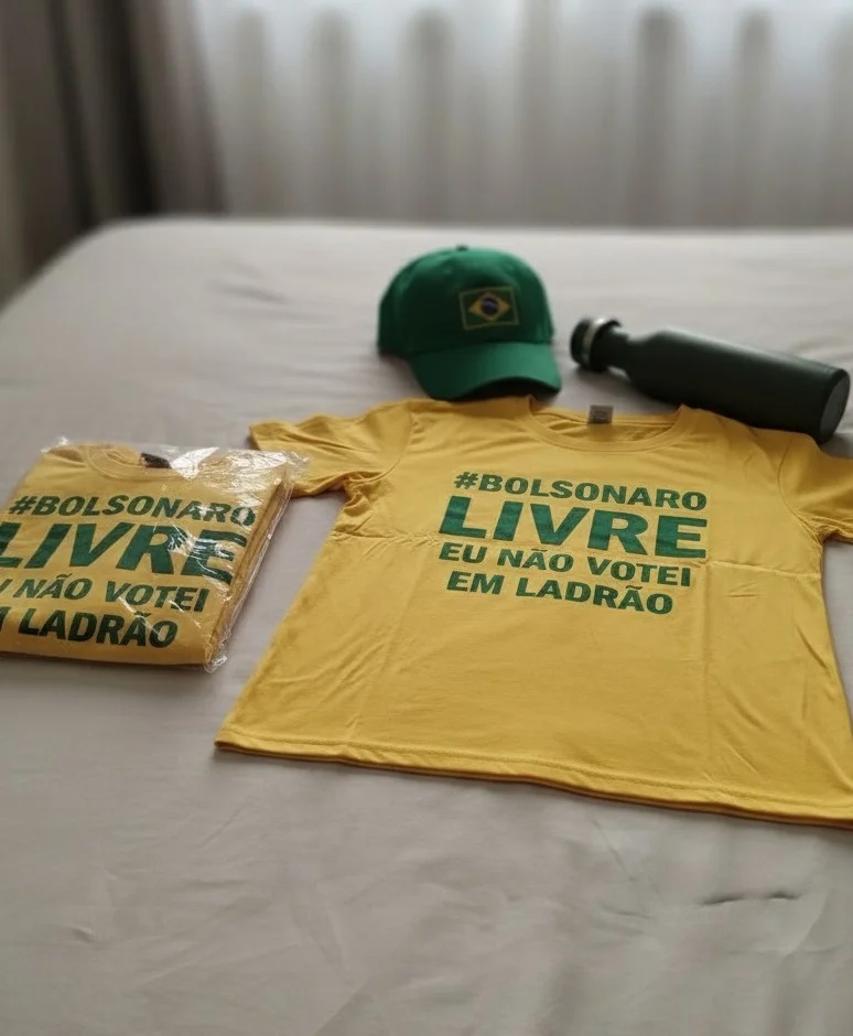 Cliente satisfeita mostrando a qualidade do produto